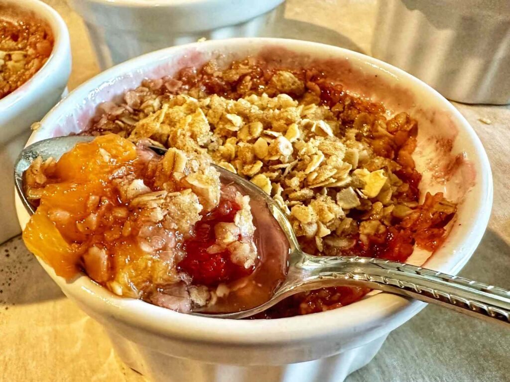 Peach Crumble