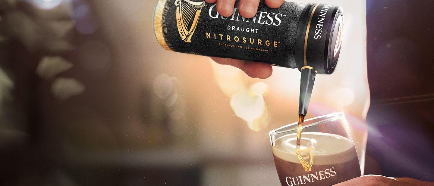Guinness Nitrosurge Cans